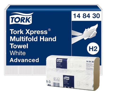 TORK H2 XPRESS MULTIFOLD SLIMLINE HAND TOWEL 3885 SHEETS