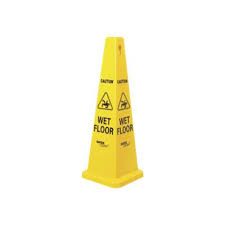 SMALL CAUTION CONE, 690 HIGH, WET FLOOR