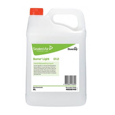 DIVERSEY SUMA LIGHT D1.2 DISHWASHING LIQUID 5L