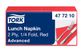 TORK 2 PLY QUARTERFOLD LUNCH NAPKINS RED - BOX OF 2000