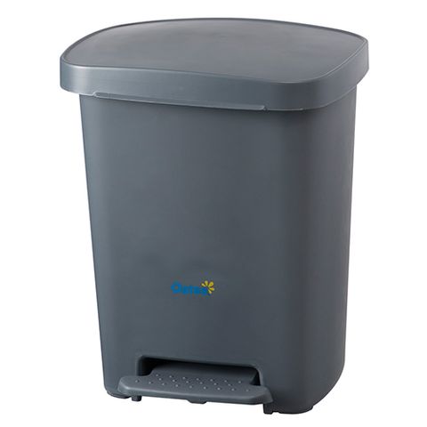 OATES 30 LITRE PEDAL BIN GREY