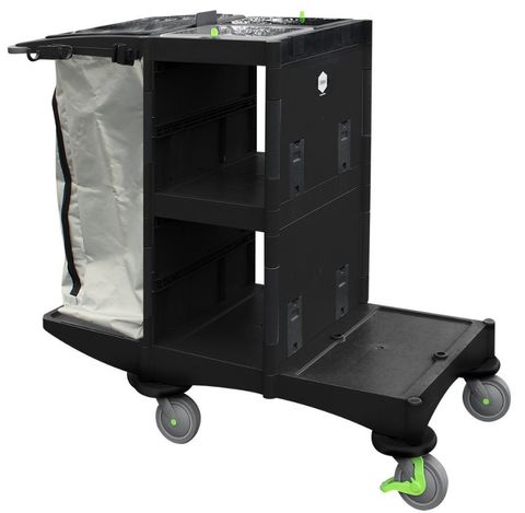 BRIX JANITOR CART - FULLY COMPLETE LOCKABLE CART