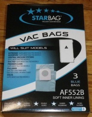 STARBAG GHIBLI PULLMAN HAKO DUCTED VACUUM BAGS 3 PACK