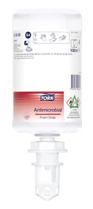 TORK S4 ANTIMICROBIAL PREMIUM FOAM SOAP 6 x 1LT