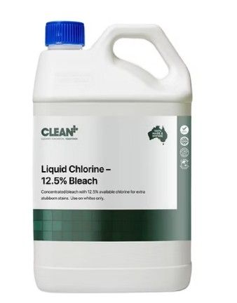 CLEANPLUS LIQUID CHLORINE BLEACH 12.5% 5L