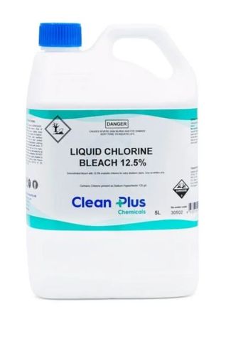CLEANPLUS LIQUID CHLORINE BLEACH 12.5% 5L