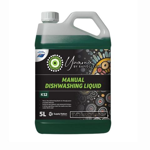 RAPIDCLEAN YAAMA MANUAL DISHWASHING LIQUID 5LT
