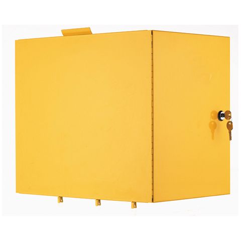 ***JANITOR CART LOCKING COMPARTMENT YELLOW***