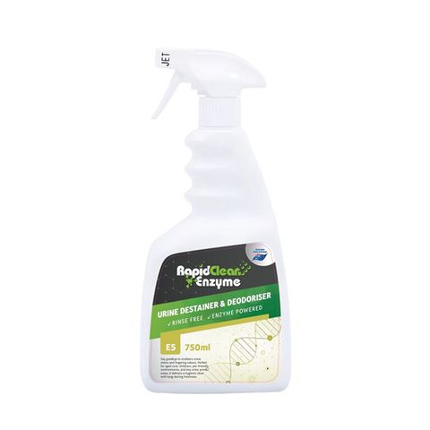 RAPIDCLEAN ENZYME URINE DESTAINER & DEODORISER 750ML