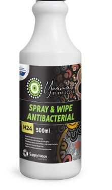 RAPIDCLEAN YAAMA SPRAY & WIPE 500ML EMPTY BOTTLE