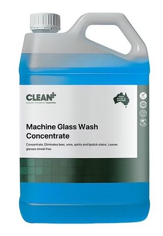 CLEANPLUS MACHINE GLASS WASH CONCENTRATE 5L