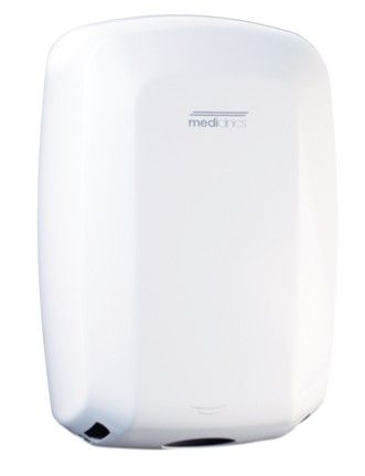 MEDICLINICS HAND DRYER MACHFLOW PLUS AUTOMATIC WHITE