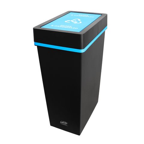 SABCO DELUXE 40L RECYCLING STATION PAPER & CARDBOARD BIN