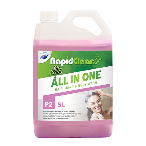 RAPIDCLEAN ALL IN ONE HAIR, HAND & BODY WASH 5L