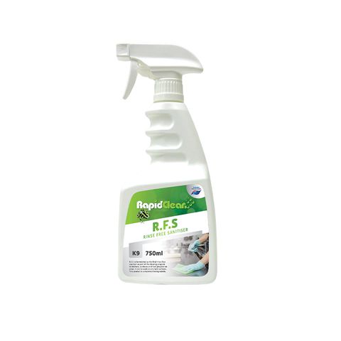 RAPID RINSE FREE SANITISER R.F.S. 750ml