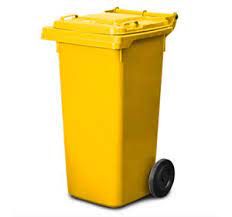 SULO 120LT BIN YELLOW WITH YELLOW LID