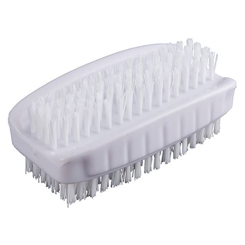 OATESDOUBLE SIDED NAIL BRUSH WHITE