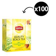 LIPTON BLACK TEA BAGS Pkt 100