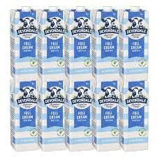 DEVONDALE UHT FULL CREAM MILK 1LT x 10