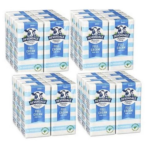 DEVONDALE 150ML UHT MILK CARTON OF 32