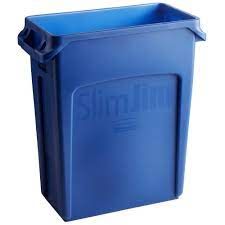 60L/16G VENTED SLIM JIM BIN BLUE