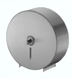 JUMBO TOILET ROLL DISPENSER S/STEEL SINGLE ROLL