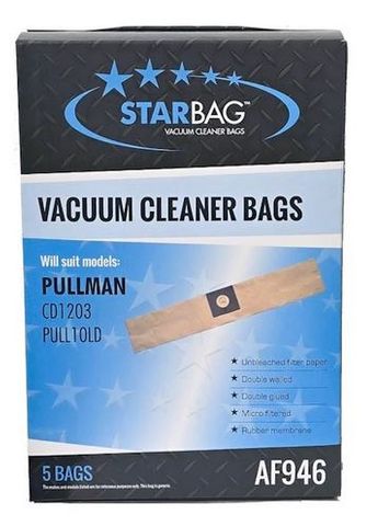 PULLMAN CD1203 & 10LD PAPER VACUUM BAGS - 5 PACK