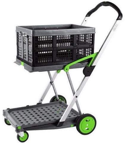 CLAX 2 TIER COLLAPSIBLE TROLLEY & CRATE