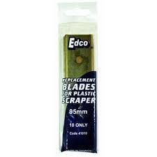 EDCO REPLACEMENT SCRAPER BLADES TO SUIT 41000 - 10 PACK