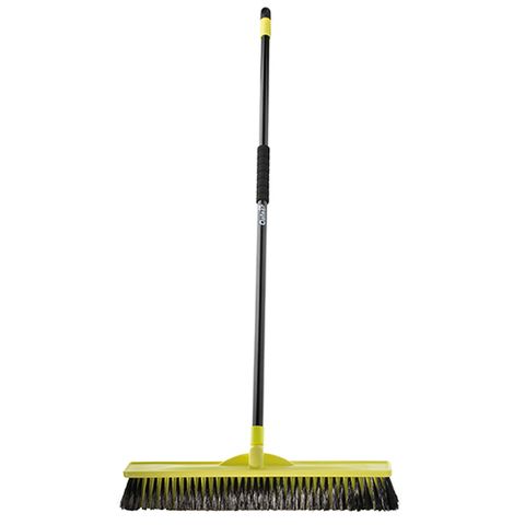 600mm MEDIUM STIFF TRADESMAN BROOM & HANDLE