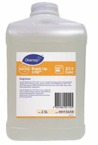 BREAK UP J-FILL D3.5 KITCHEN DEGREASER 2 x 2.5L