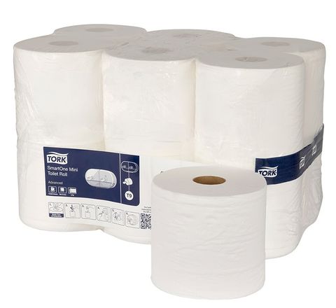 TORK T9 2 PLY SMARTONE MINI TOILET ROLL 7740 SHEETS