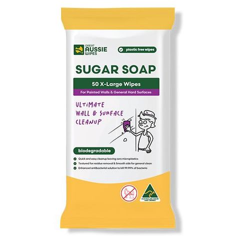 CLEANLIFE SUGAR SOAP CLEANING WIPES PACK OF 50