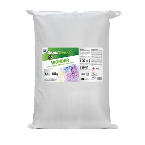 RAPID WONDER NAPPY WASH & SOAKER 15KG