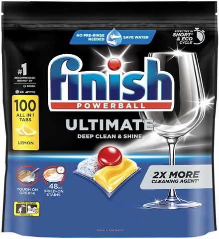 FINISH ULTIMATE ALL IN ONE DISHWASHER TABLETS 100 PACK