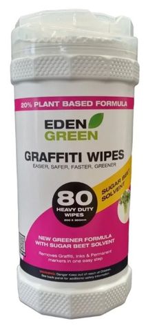 INTERCLEAN GRAFFITI WIPES 80 PER TUB