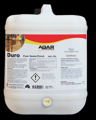 AGAR DURO FLOOR SEALER 20L