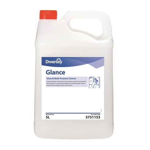 DIVERSEY GLANCE GLASS CLEANER  5LT