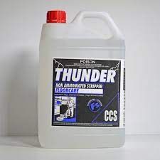 THUNDER 5 Lt       FLOOR POLISH STRIPPER