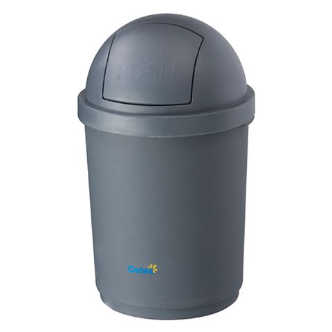 OATES 28L DOMED BULLET BIN GREY