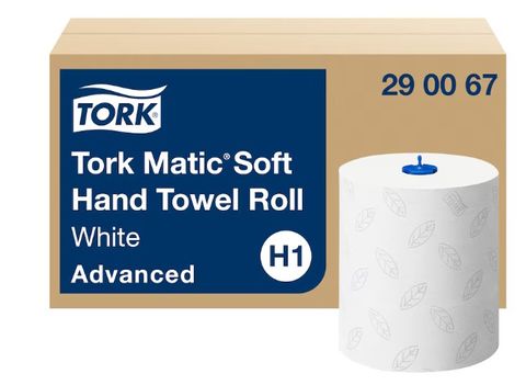 TORK H1 2 PLY ADVANCED HAND TOWEL WHITE - CARTON OF 6