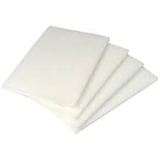 SCOUR PAD WHITE 230mmx150mm