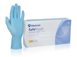 SAFETOUCH NITRILE P/F BLUE SMALL