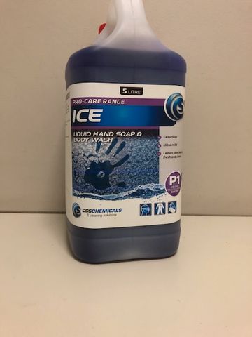 ICE HAND SOAP LIQUID 5 Lt          BLUE