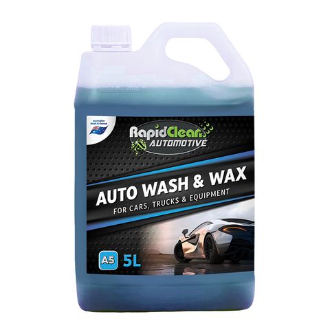 RAPIDCLEAN AUTO WASH & WAX 5LT