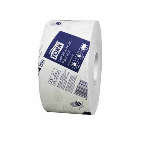 TORK T2 ADVANCED 2PLY MINI JUMBO ROLL 200mt