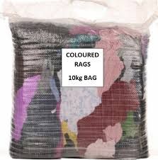 RAGS,  TOWELING COLOURED  10 Kg BUNDLE