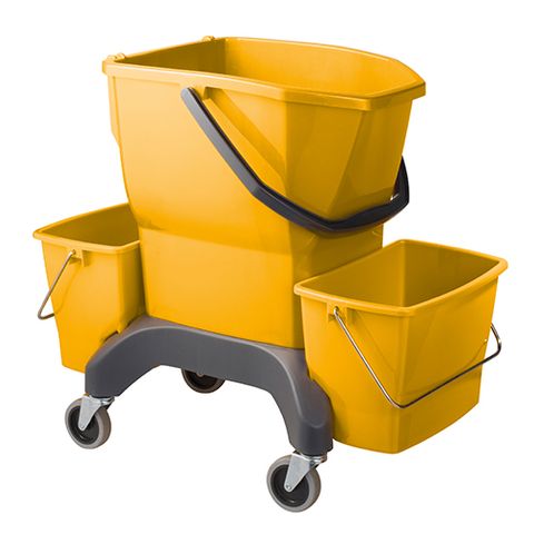 OATES EZY ERGO BUCKET 25 Lt YELLOW TWIN