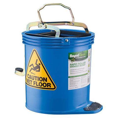 165424 - RAPID WRINGER ROLLER MOP BUCKET BLUE