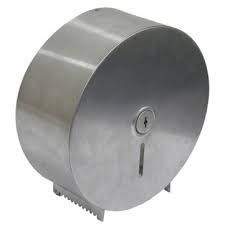 S/STEEL SINGLE JUMBO TOILET ROLL DISPENSER